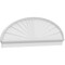 Ekena Millwork Elliptical Sunburst Architectural Grade PVC Combination Pediment, 80"W x 26-7/8"H x 2-3/4"P PEDPC080X270ELL01 - alternate 1